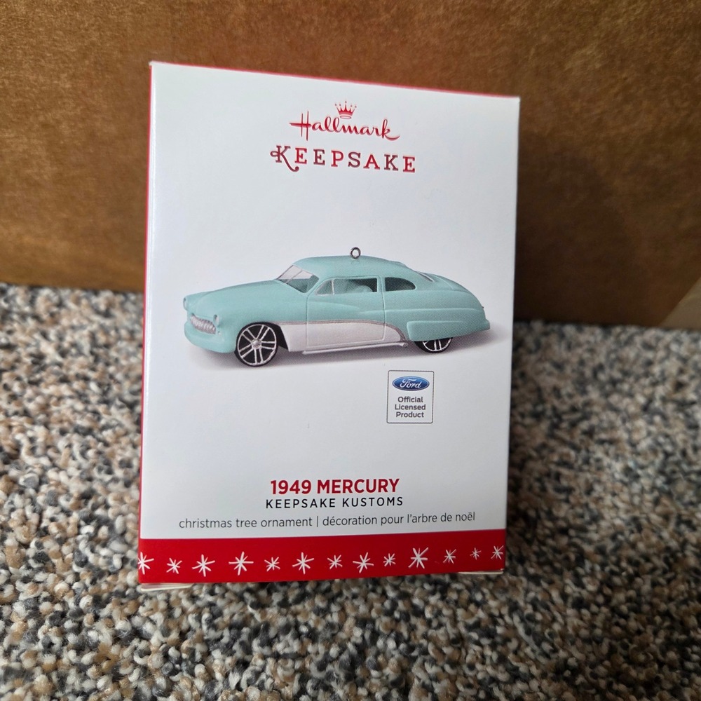 Hallmark Keepsake 2016 1949 Mercury Ornament Keepsake Kustoms 2nd Series QX9234